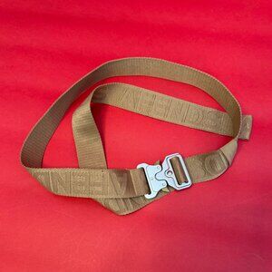 Afends Recycled Utility Belt – Tan Canvas Streetwear Accessory with Metal Buckle